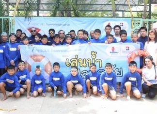 Local youngsters receive safe swimming instruction